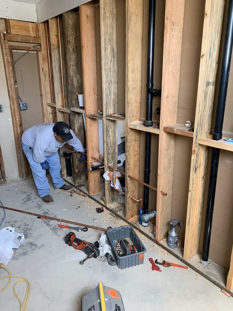 Commercial rough-in plumbing for Gas Line Repair in Fox Hill